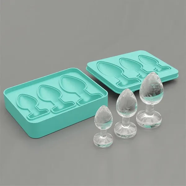 Spoof party silicone ice mold