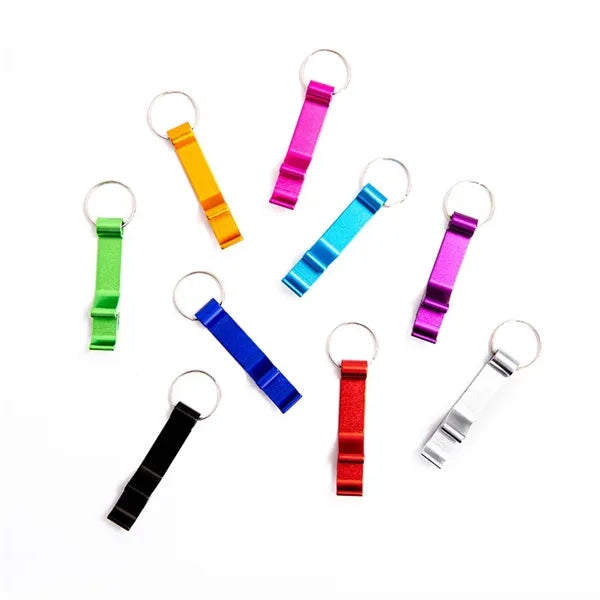 Aluminium Alloy Bottle Opener Keyring