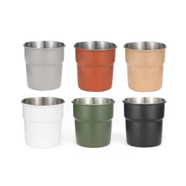 Outdoor Camping Portable 300ml Stainless Steel Beer Mug