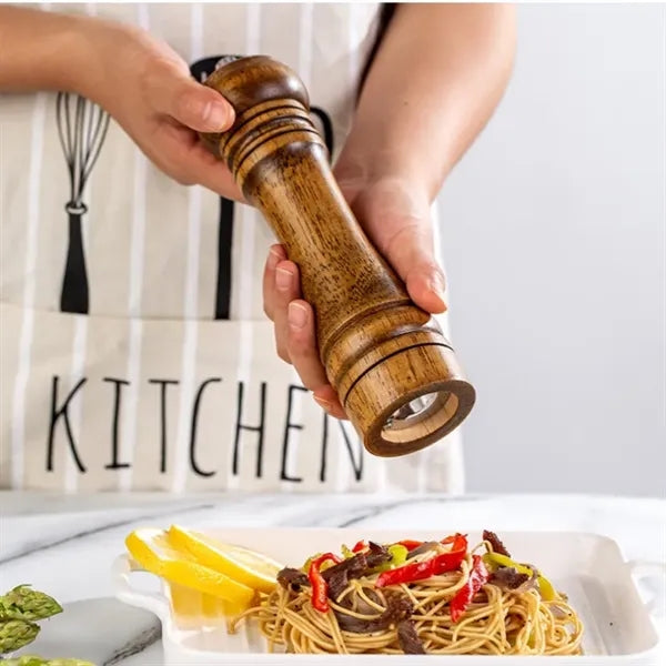 Rubberwood Pepper Mill
