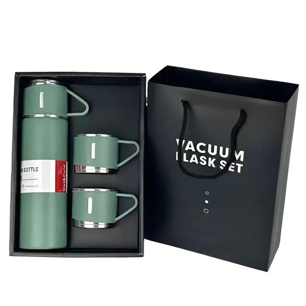18OZ travel drinkware set with Three Lid Mugs