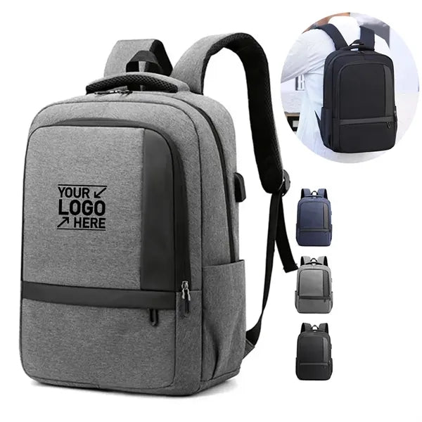 Travel Computer Bag Business Laptop Backpack with USB Port