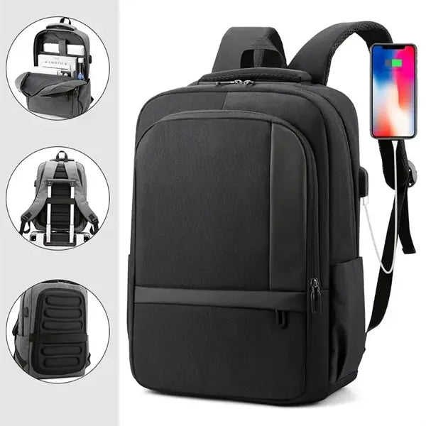 Travel Computer Bag Business Laptop Backpack with USB Port