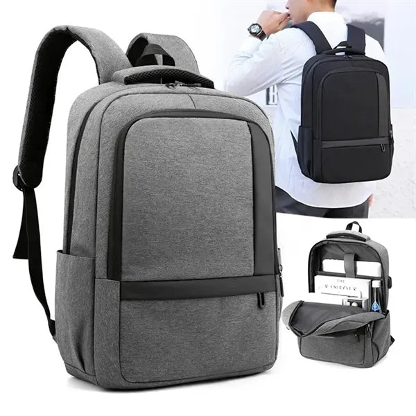 Travel Computer Bag Business Laptop Backpack with USB Port