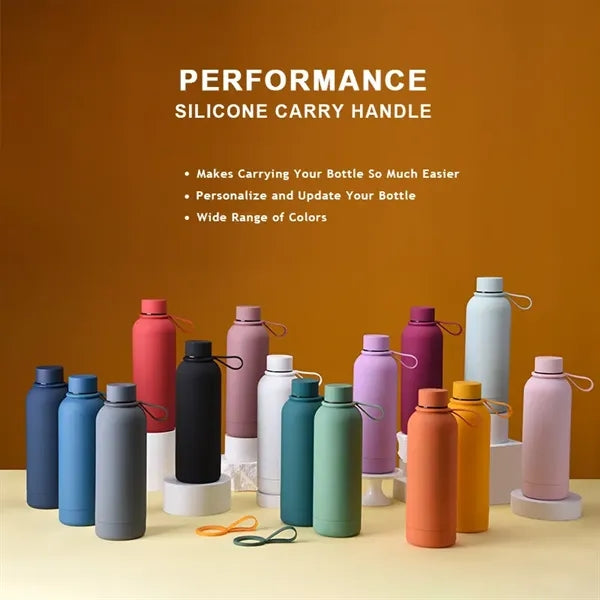 500ml Insulated Stainless Steel Rubber Painting Flask