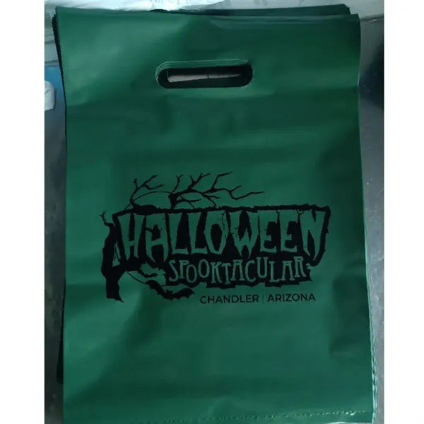 Recyclable Die Cut Handle Plastic Bag - 13" x 9"