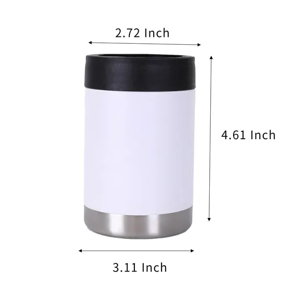 12 oz Double Wall Vacuum Insulated Can Cooler