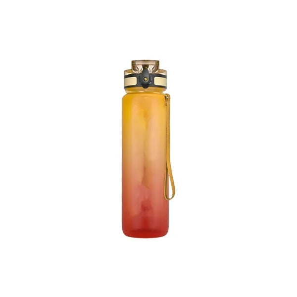 32 oz Motivational Sports Water Bottle with Time Marker