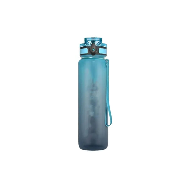 32 oz Motivational Sports Water Bottle with Time Marker