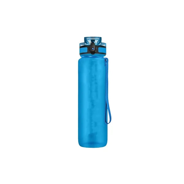 32 oz Motivational Sports Water Bottle with Time Marker