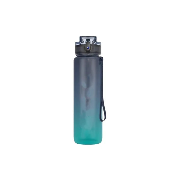 32 oz Motivational Sports Water Bottle with Time Marker