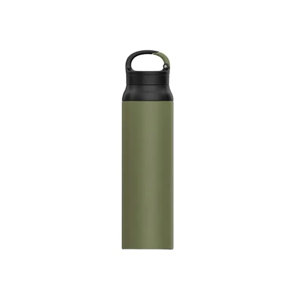 20oz Stainless Steel Outdoor Sports Water Bottle with Hook