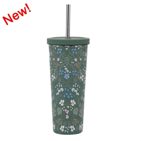 830ml Stainless Steel Printing Tumbler With Straw