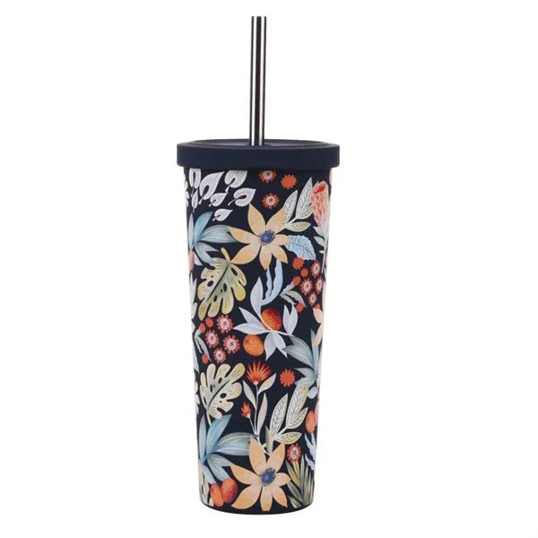 830ml Stainless Steel Printing Tumbler With Straw