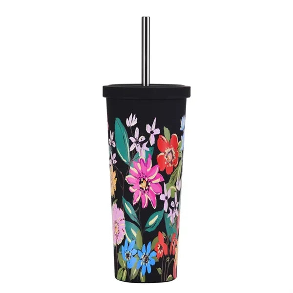 830ml Stainless Steel Printing Tumbler With Straw
