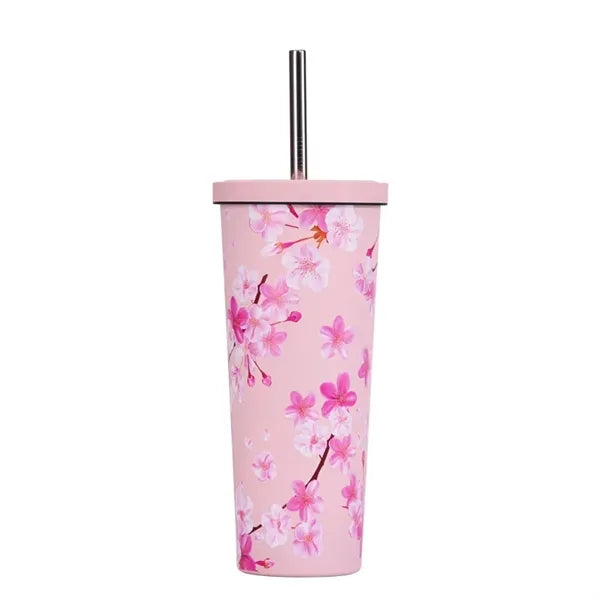830ml Stainless Steel Printing Tumbler With Straw