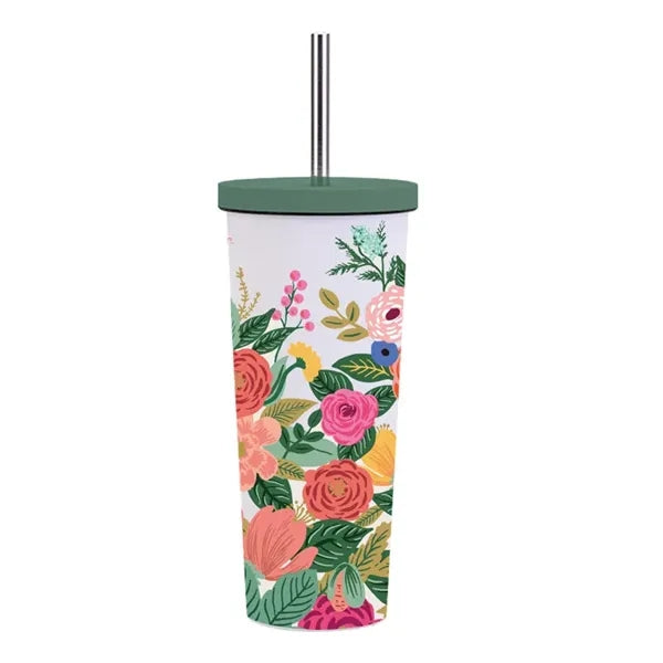 830ml Stainless Steel Printing Tumbler With Straw