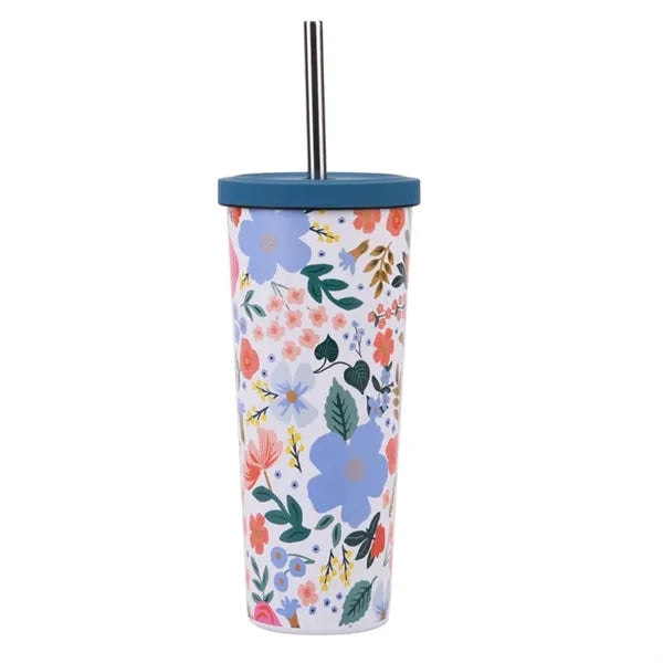 830ml Stainless Steel Printing Tumbler With Straw