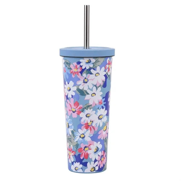 830ml Stainless Steel Printing Tumbler With Straw