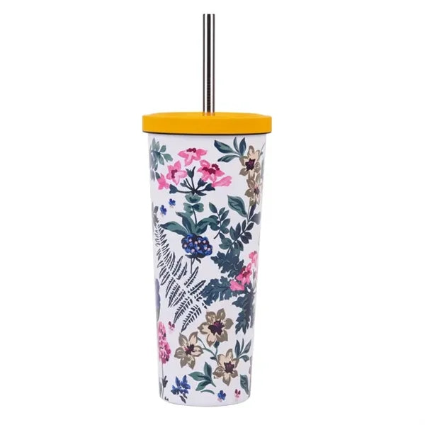 830ml Stainless Steel Printing Tumbler With Straw