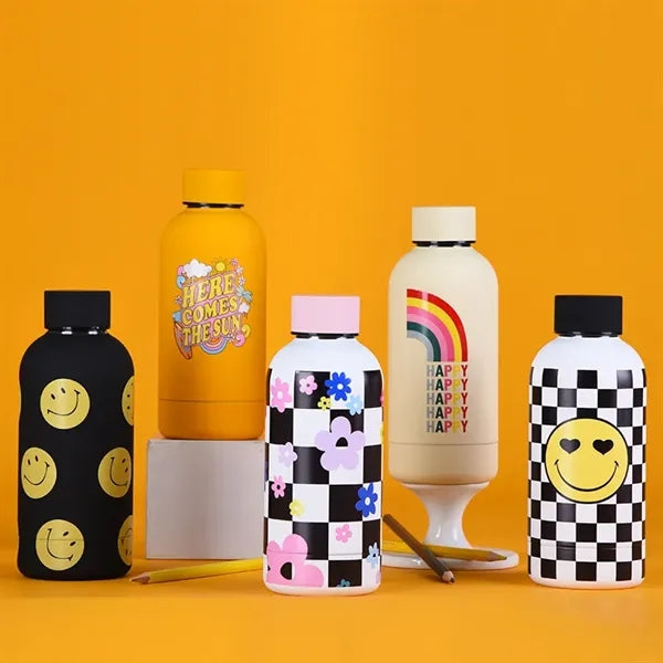 350ml Insulated Stainless Steel Rubber Painting Flask