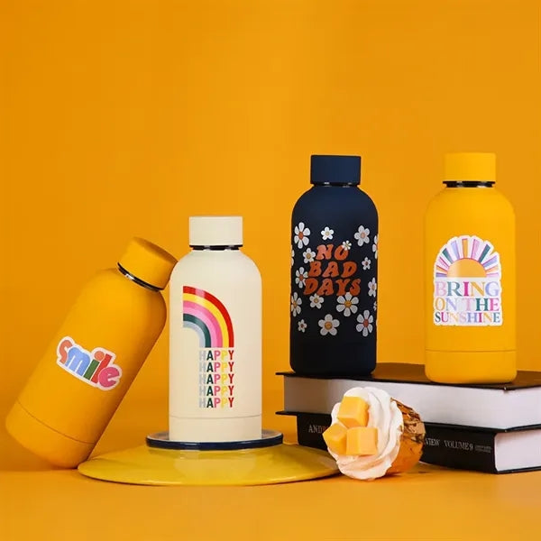 350ml Insulated Stainless Steel Rubber Painting Flask