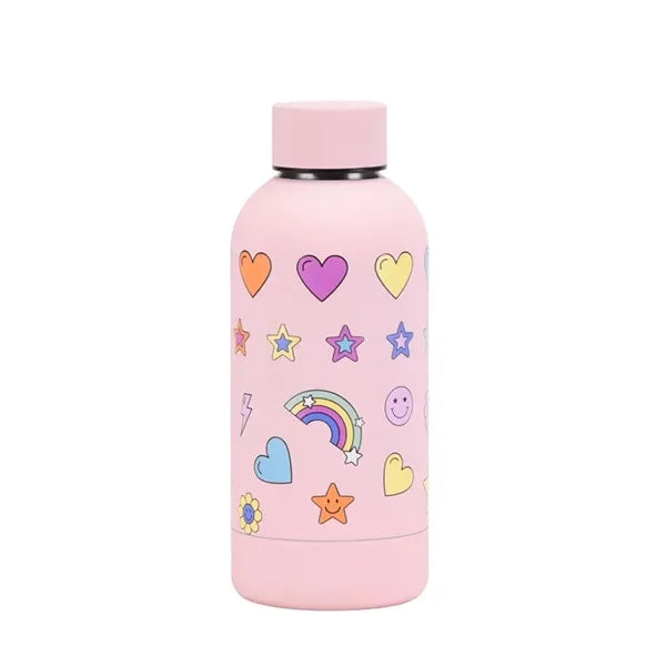 350ml Insulated Stainless Steel Rubber Painting Flask