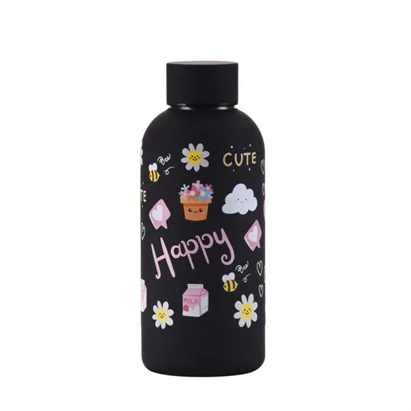 350ml Insulated Stainless Steel Rubber Painting Flask