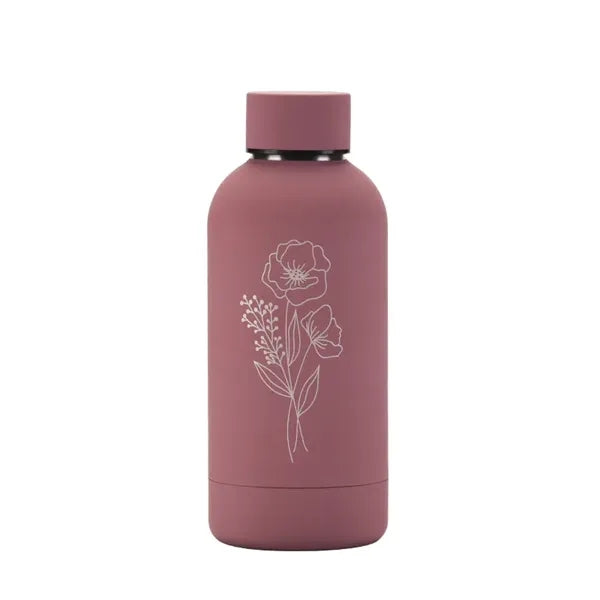 350ml Insulated Stainless Steel Rubber Painting Flask