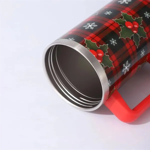 40oz Stainless Steel Tumbler with Handle
