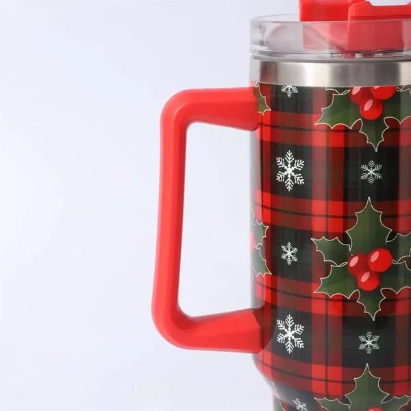 40oz/ 1140ml Manufacturer Flip Straw Tumbler With Handle