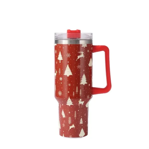 40oz/ 1140ml Manufacturer Flip Straw Tumbler With Handle