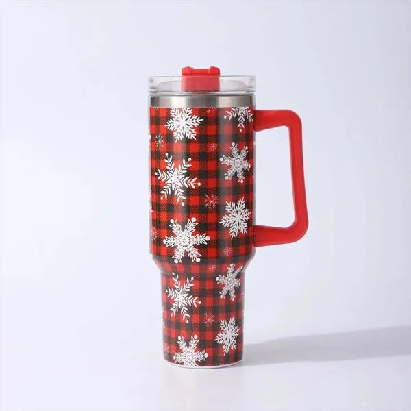 40oz/ 1140ml Manufacturer Flip Straw Tumbler With Handle