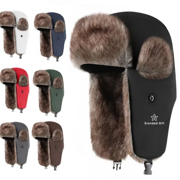Waterproof Trapper Hat with Ear Flaps