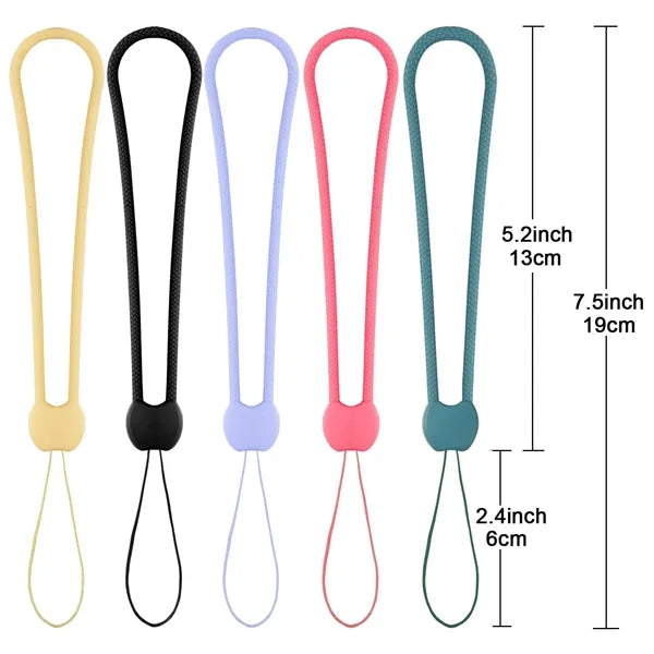 Lanyard Short Small Phone Wrist Straps Silicone Rubber