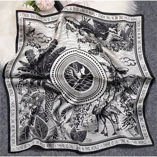 Mulberry Silk Square Scarf 21'' x 21''