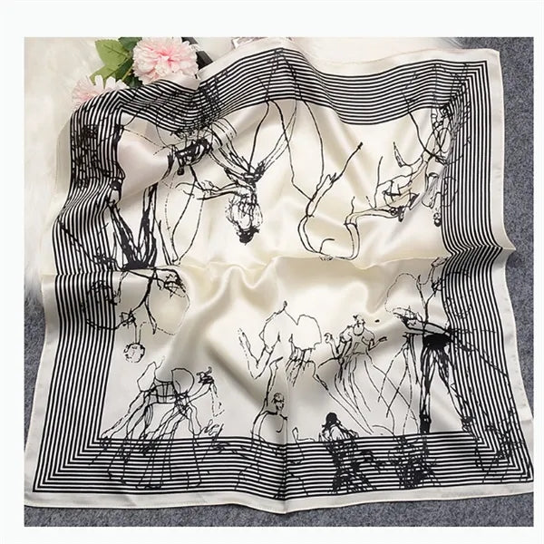 Mulberry Silk Square Scarf 21'' x 21''