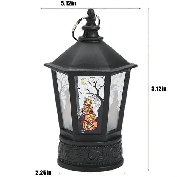 Handheld Pumpkin Lights Candle Lantern Led