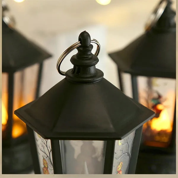 Handheld Pumpkin Lights Candle Lantern Led