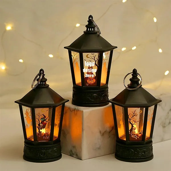 Handheld Pumpkin Lights Candle Lantern Led