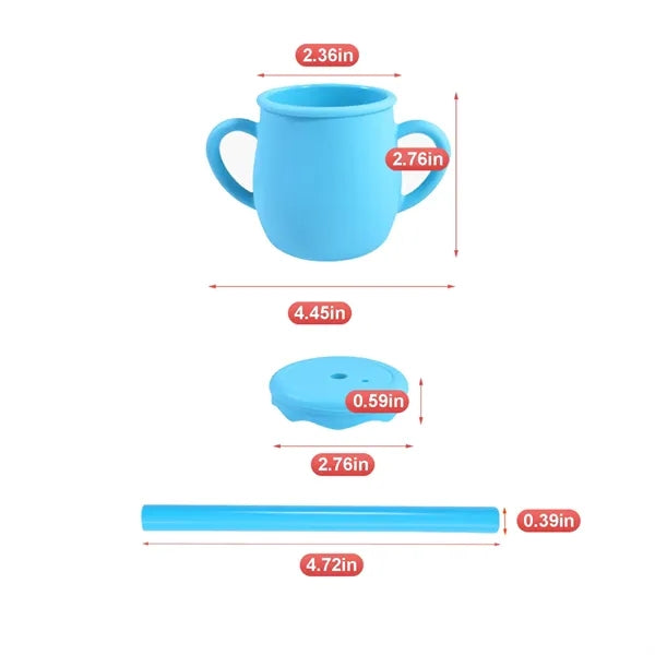 Leak Proof Silicone Sippy Cup With Handle