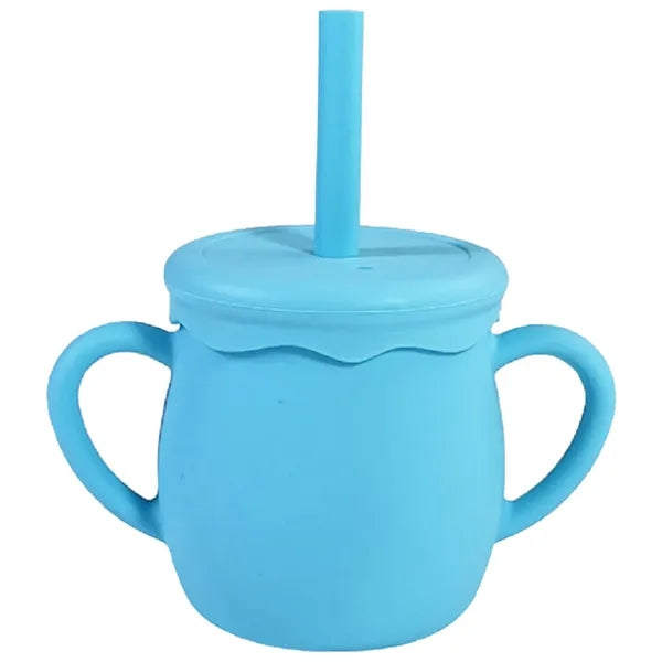 Leak Proof Silicone Sippy Cup With Handle