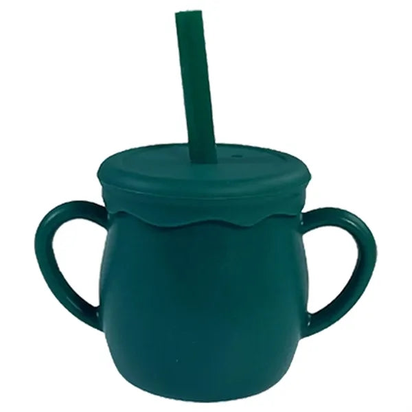 Leak Proof Silicone Sippy Cup With Handle