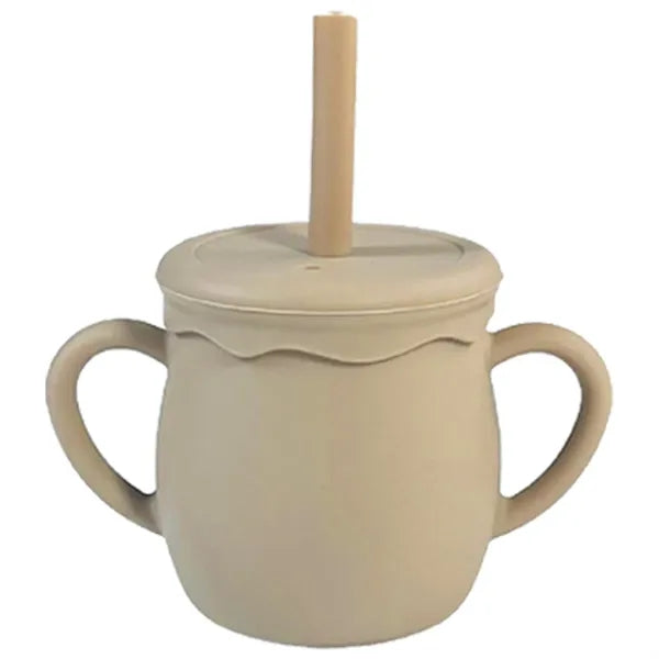 Leak Proof Silicone Sippy Cup With Handle
