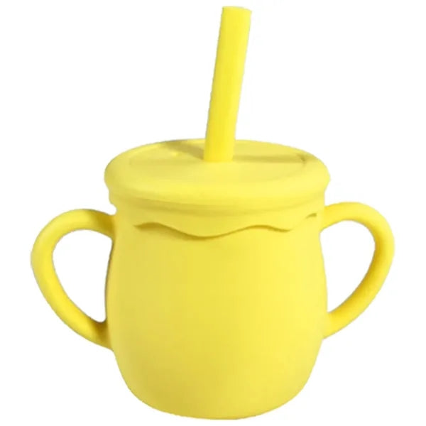 Leak Proof Silicone Sippy Cup With Handle