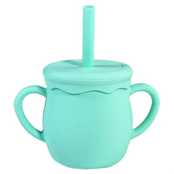 Leak Proof Silicone Sippy Cup With Handle
