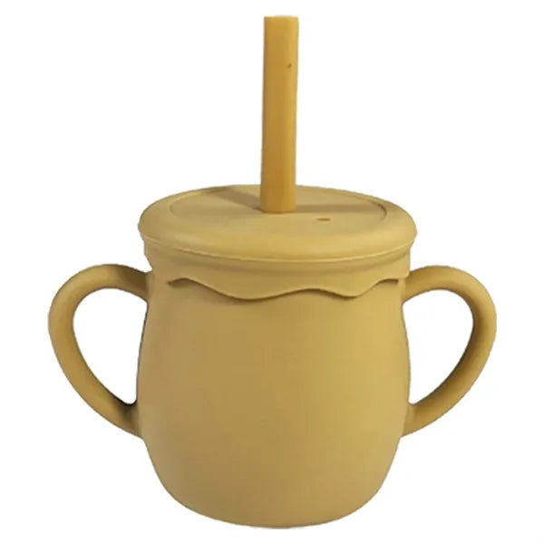 Leak Proof Silicone Sippy Cup With Handle