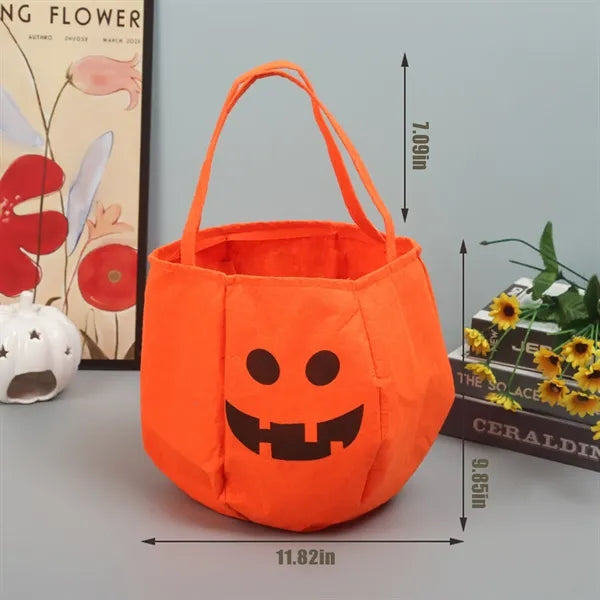 Halloween Pumpkin Buckets Candy Tote Bags