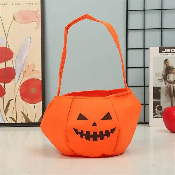 Halloween Pumpkin Buckets Candy Tote Bags
