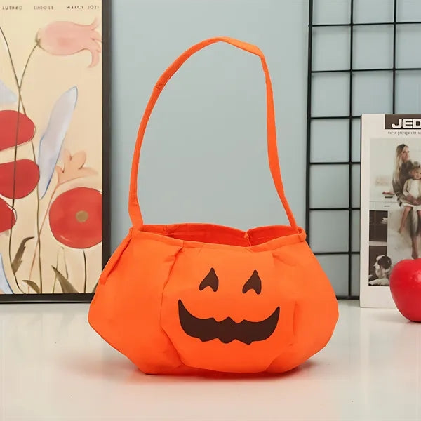 Halloween Pumpkin Buckets Candy Tote Bags
